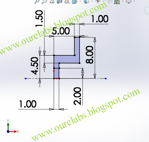 Solidworks exercises step by step procedure ~ Ourengineeringlabs