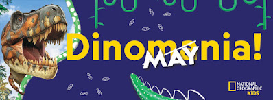 DinoMAYnia, dinomania, dinosaurs, nat geo kids, dinosaur books