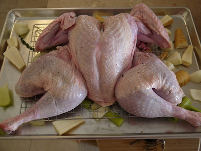 flattened spatchcock turkey