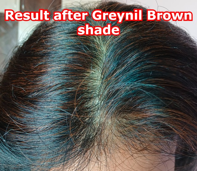 greynil brown shade hair color review