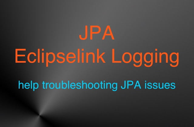 Enable JPA eclipselink logging