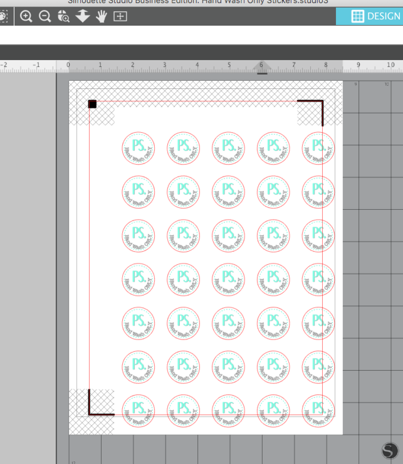 silhouette iridescent sticker sheets