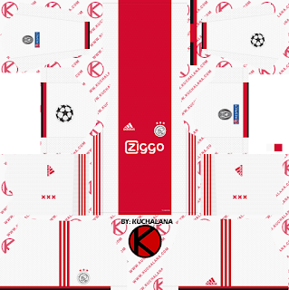 AFC Ajax 2019/2020 champions league Kit - Dream League Soccer Kits