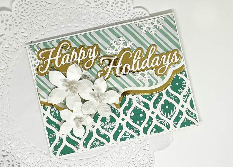 coordinates with Sleigh and Reindeer accessories stamp pack Gemini Create a Card Paper Craft Metal Concept Cutting Die
