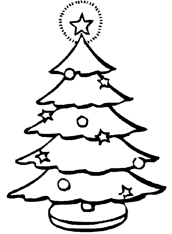15 Christmas Tree Coloring Pages for Kids >> Disney Coloring Pages