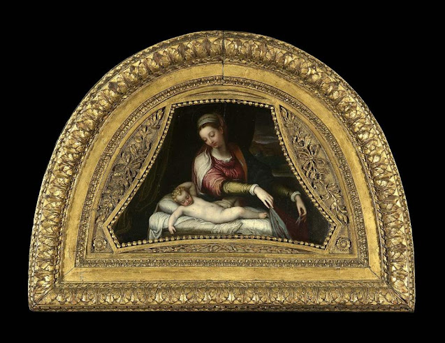 Virgin Adoring the Sleeping Christ Child by Lavinia Fontana