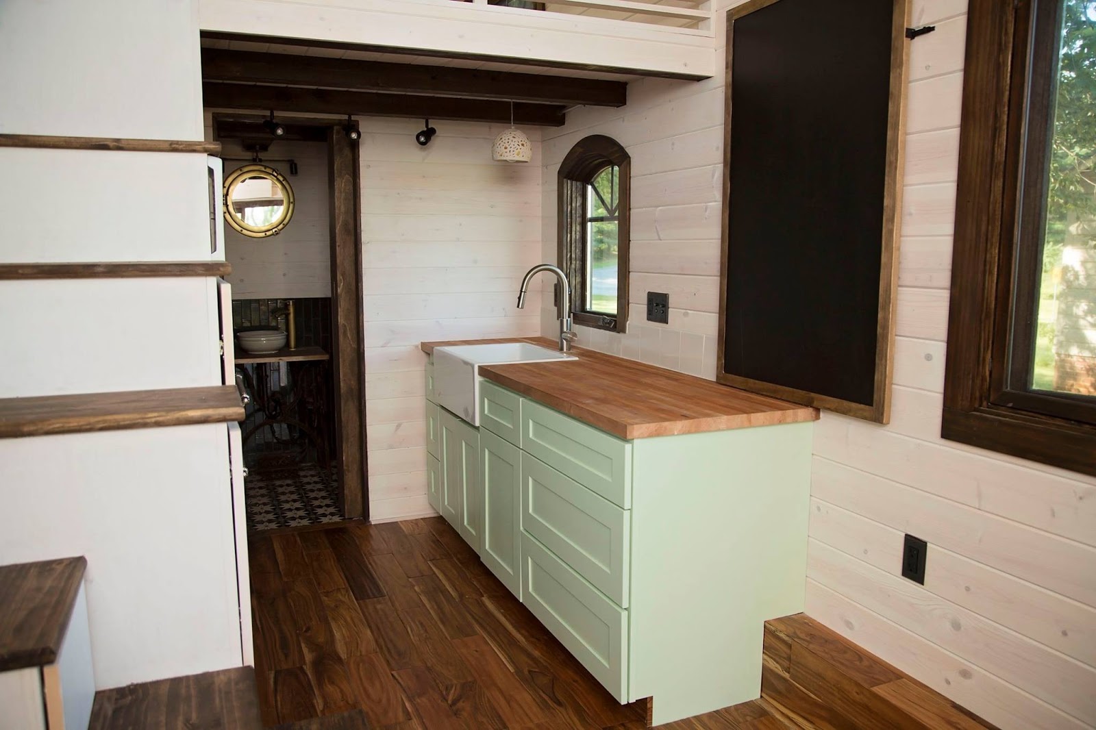 TINY HOUSE TOWN Old World Vermont Tiny Home (300 Sq Ft)