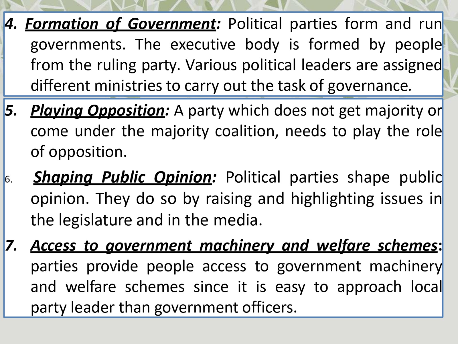 research paper on political parties