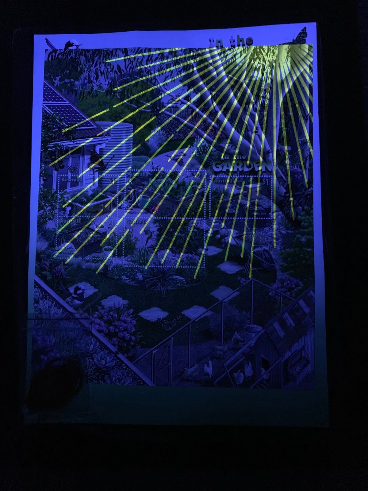Philaquely Moi Glow in the Dark Stamp Under UV Stamps Update