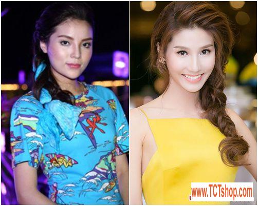 Kỳ Duyên mất điểm khi ‘đụng’ kiểu tóc với các người đẹp Việt Kỳ Duyên mất điểm khi ‘đụng’ kiểu tóc với các người đẹp Việt