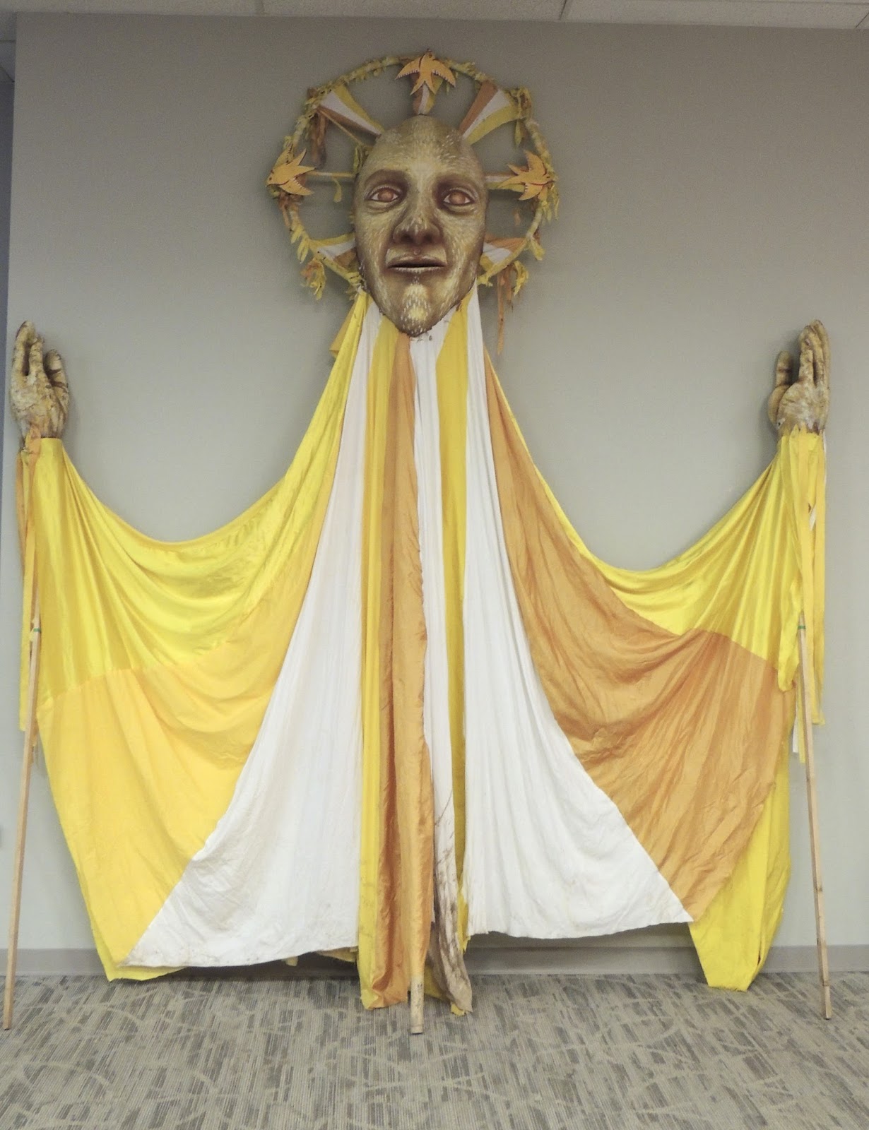 Paper Hand Puppet Intervention show in Wake Forest NC at the