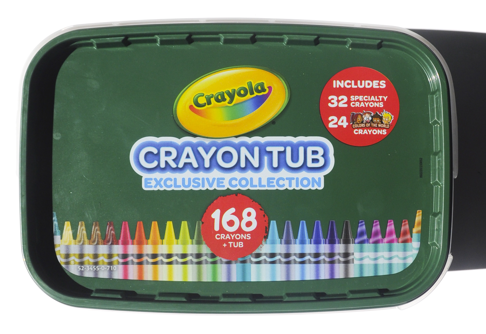 Limited Exclusive Edition 168 Count Crayon and Storage Tub Boys and Girls,  Children All Ages