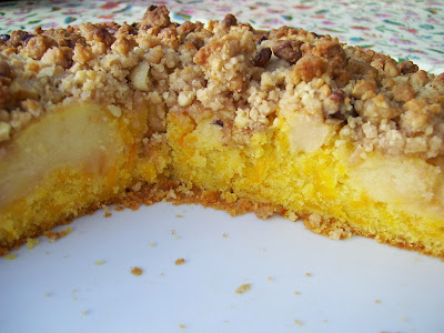 Krokant Apfelgebak mit Kürbis