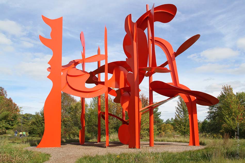 Public Art in Chicago Sculptures by Alexander Liberman