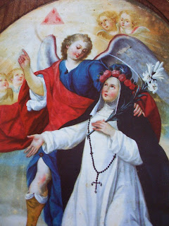 Santa Rosa de Lima y Angel Santa Rosa de Lima y Angel