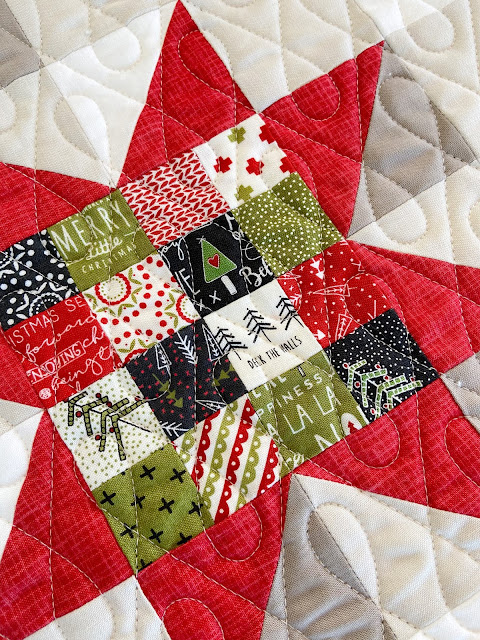 Carried Away Quilting: New pattern: Buffalo Check Christmas Runner