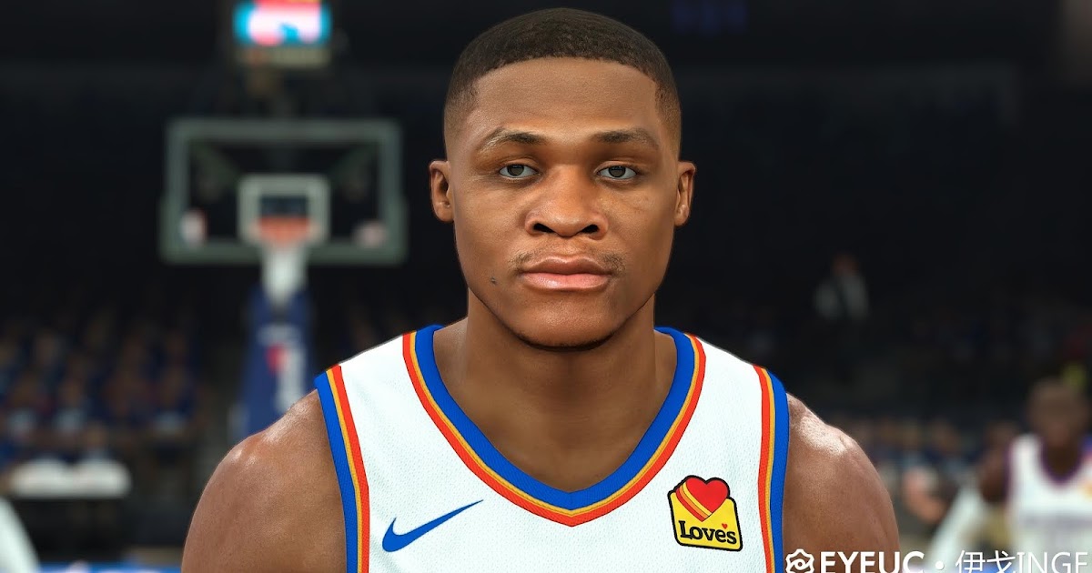 Russell Westbrook Cyberface and Body Model Thunder Version Russell Westbrook Cyberface and Body Model Thunder Version
