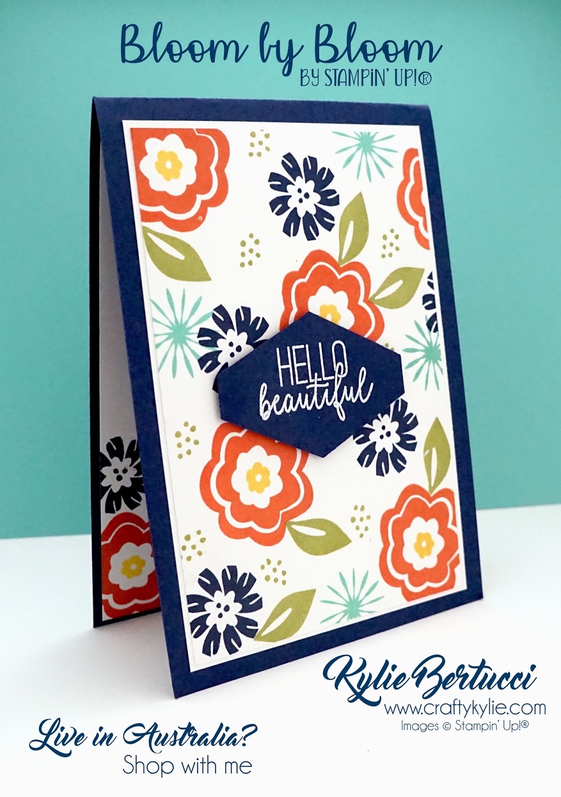 Bloom by Bloom Stampin' Up!® 30th Anniversary Logo Card Kylie Bertucci