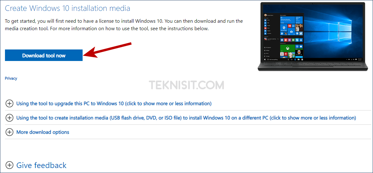 Cara Membuat Bootable Flashdisk Windows 10 Teknisit Com
