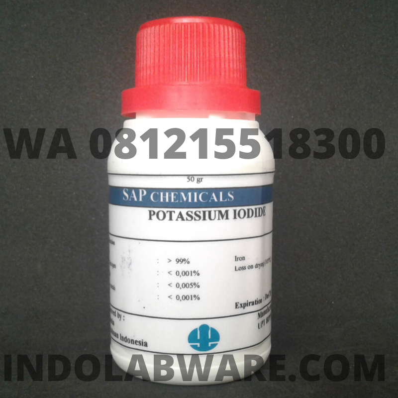 Jual Kalium Iodida, Kl, Potassium Iodide 50 gr WA