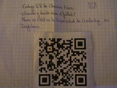 Cosas del aula: PRIMER QR