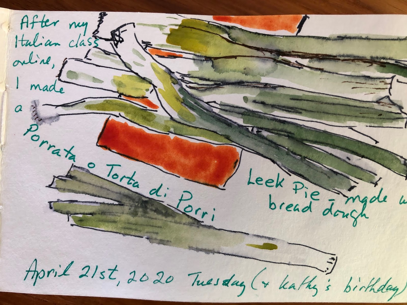 On the Daily, Sketches from My Covid Journal. . .