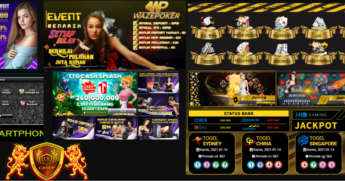 Info Daftar Poker Live Casino dan Bola Lx Group DAFTAR