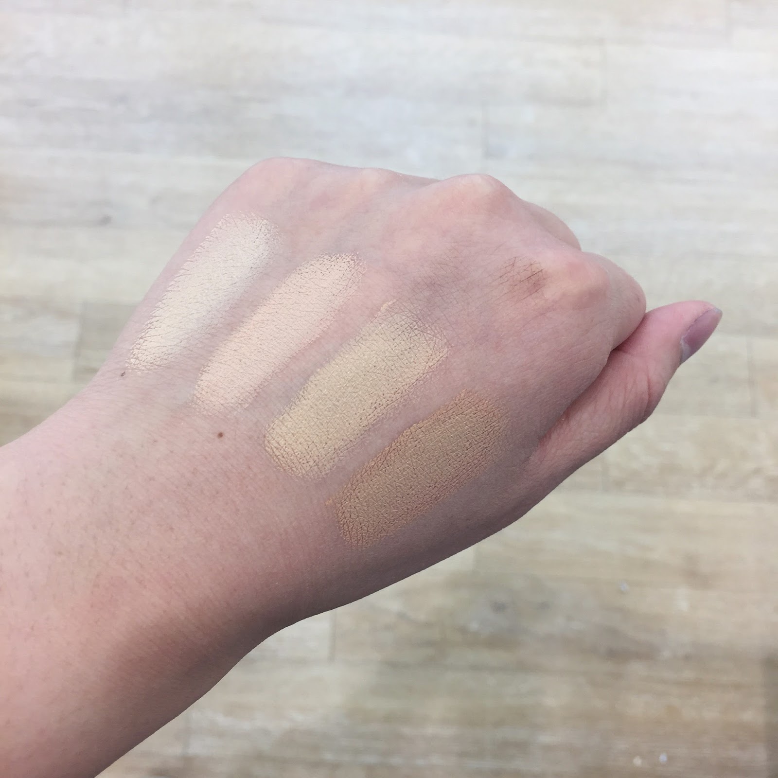 honest beauty cream foundation swatches