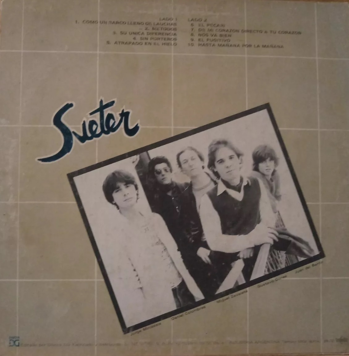 La mejor musica; la ochentosa! SUETER DISCOGRAFIA POP ARGENTINA