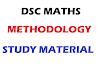 DSC maths methodology study material  telugu medium pdf