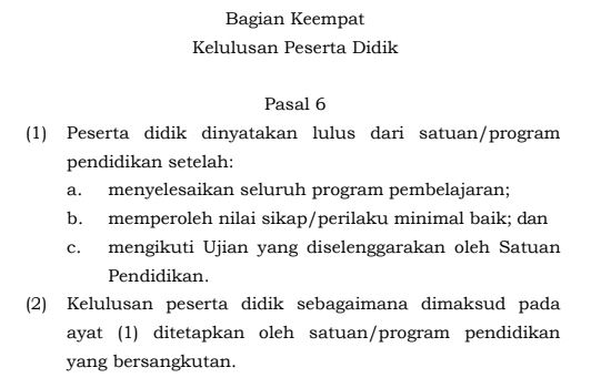Viral Syarat Lulus Sekolah 2020 Tidak Harus Lulus Ujian Kaltim Untuk Indonesia