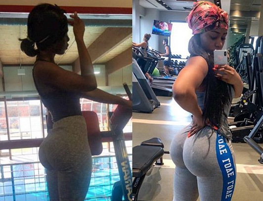 Fitness Model Uche Mba Shows How She Transformed From Skinny Mini To Curvy Up Lady