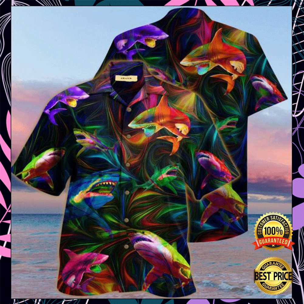 [Sale off] shark unisex hawaiian shirt