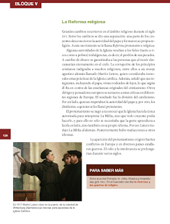 La Reforma religiosa - Historia 6to Bloque 5 2014-2015