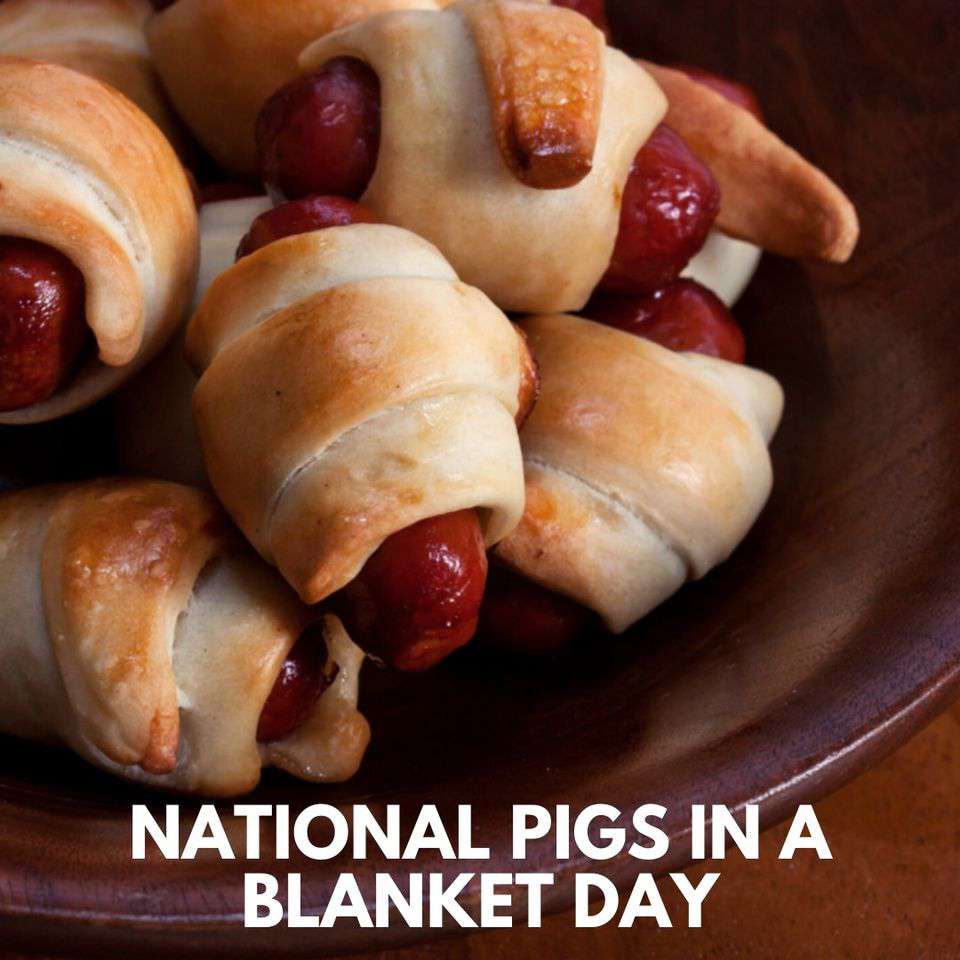 National Pigs in a Blanket Day Wishes Beautiful Image