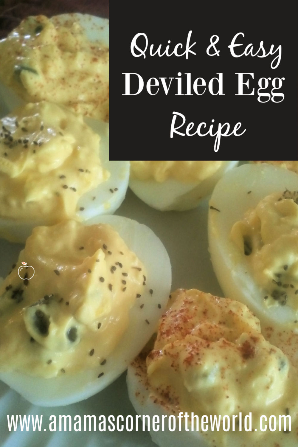 Quick and Easy Deviled Egg Recipe