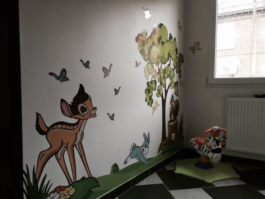 Décoration Salle de jeux fille | Theme Bambi 