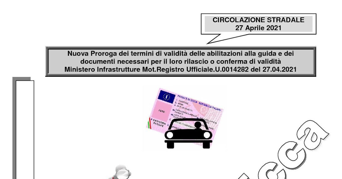 Polizia Locale Blog NUOVA PROROGA PATENTE CQC E ALTRI 27