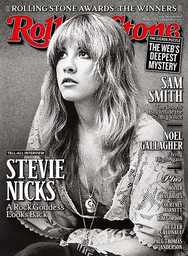 Fleetwood Mac News: Stevie Nicks on the cover of April's Rolling ...