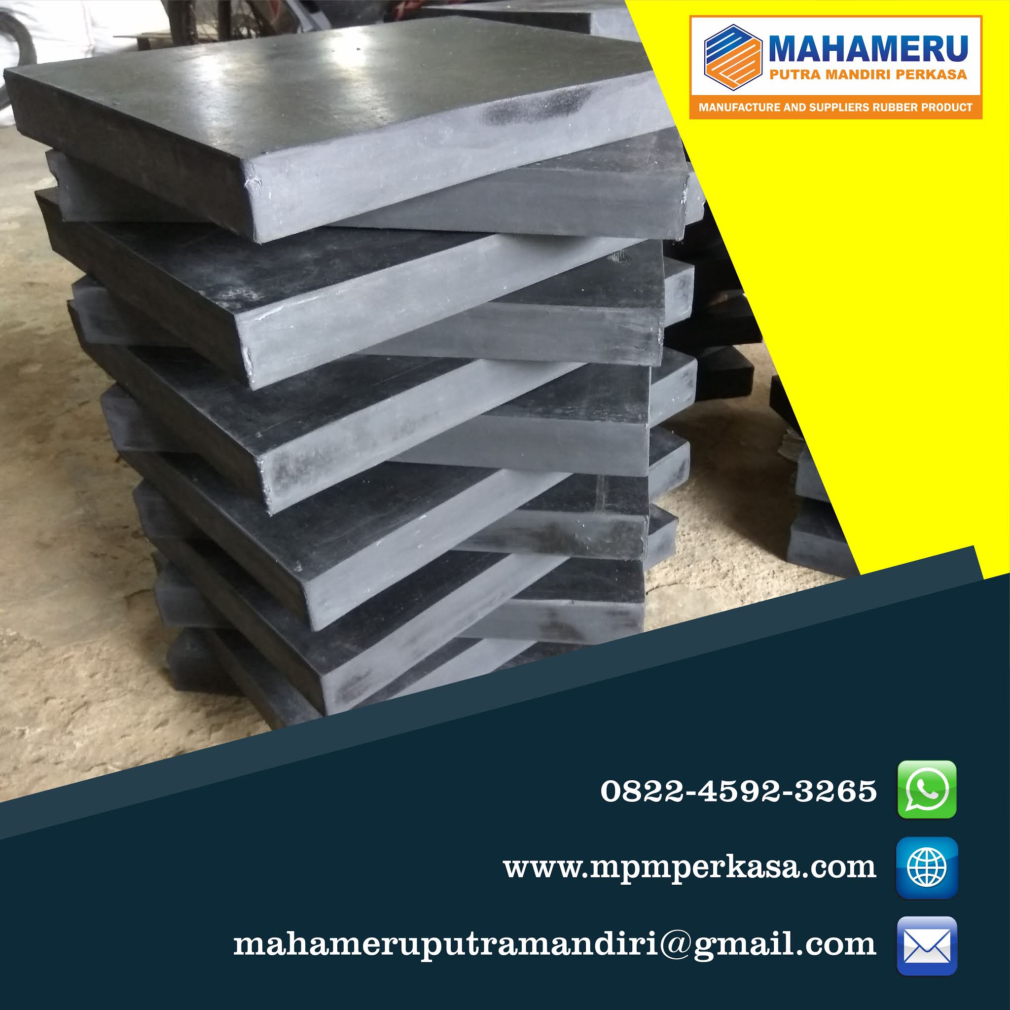 Elastomeric Bearing Pad Karet Bantalan Jembatan Elastomer Jembatan