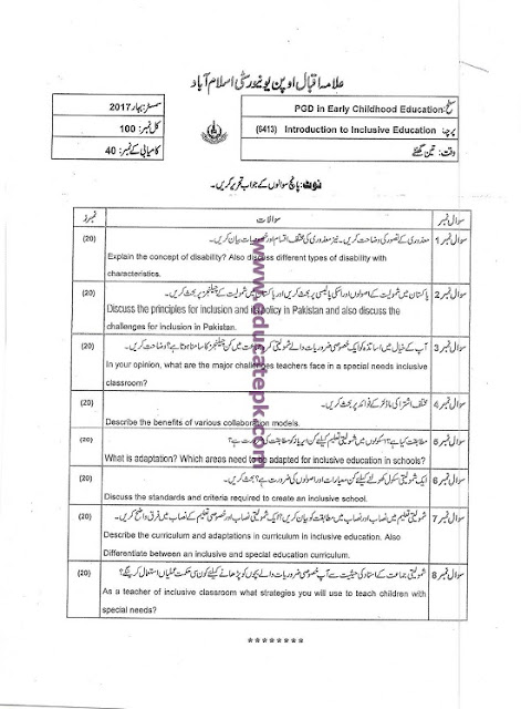 aiou-bed-code-6411-old-papers