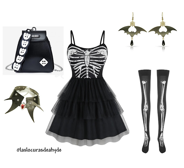 https://www.laslocurasdeahyde.com/2020/09/oufit-halloween-esqueleto.html