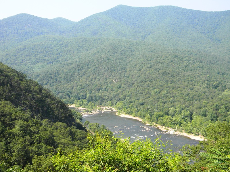SWAC Girl Road trip The mighty James River as it passes through the