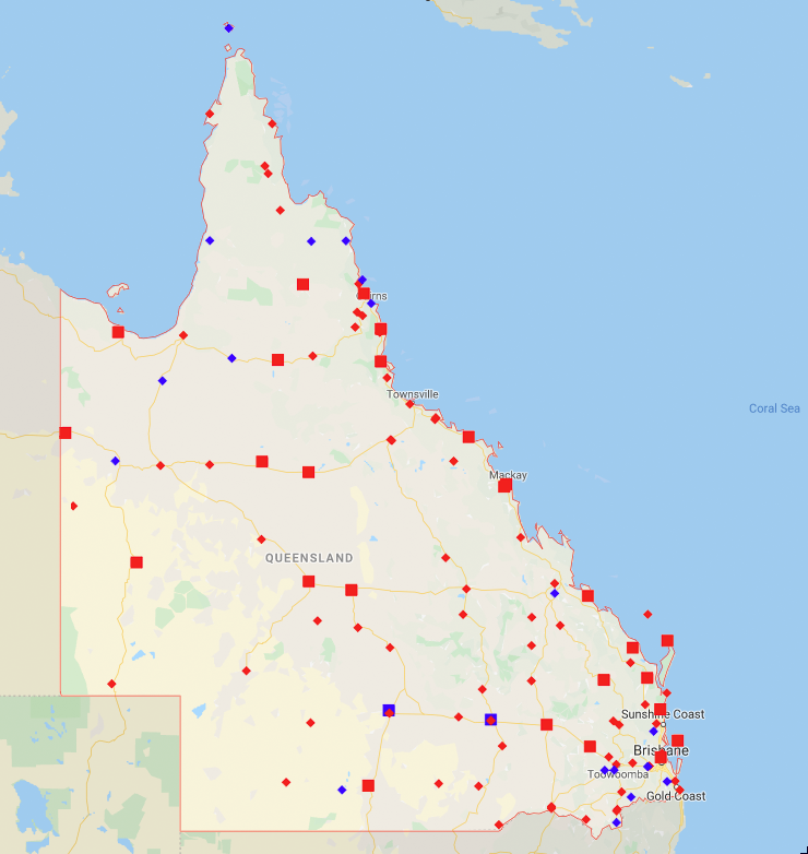 Climate Science Investigations 24. Queensland temperature trends 0.7