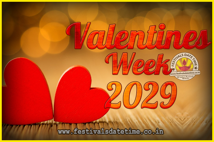 2029 Valentine Week List : 2029 Valentine Week Schedule, Hug Day, Kiss