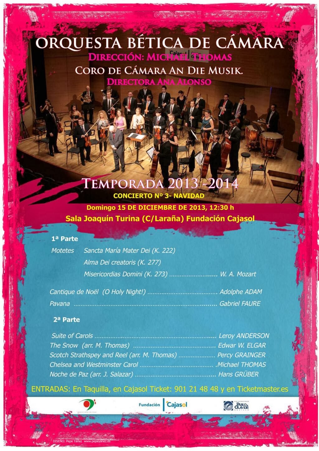 Cultura de Sevilla Concierto de Navidad de la Orquesta Bética de Cámara