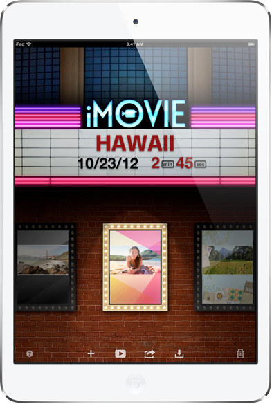 ipad mini imovie ipad mini imovie