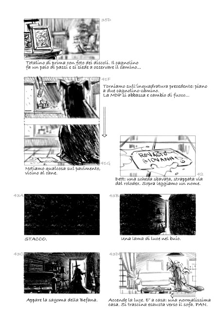 #storyboard La befana vien di notte