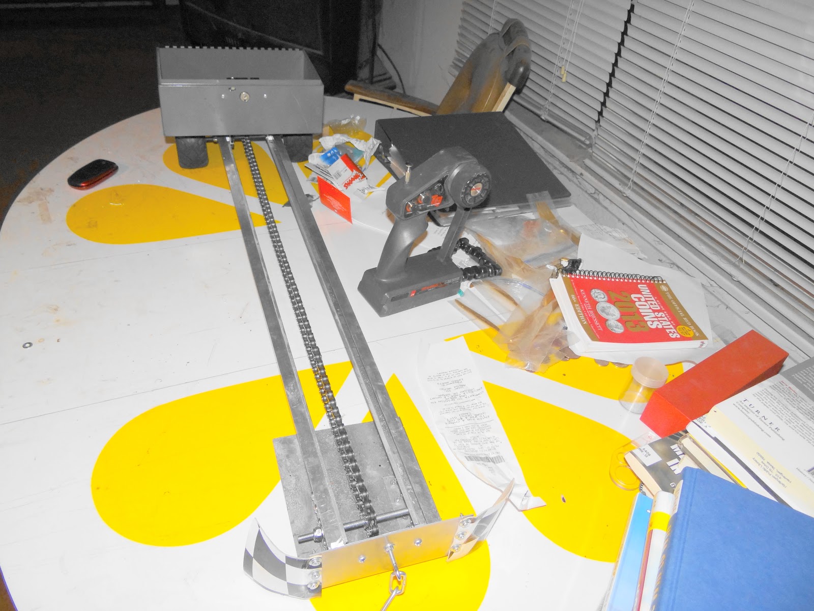 smallenginepower: rc tractor pulling sled build