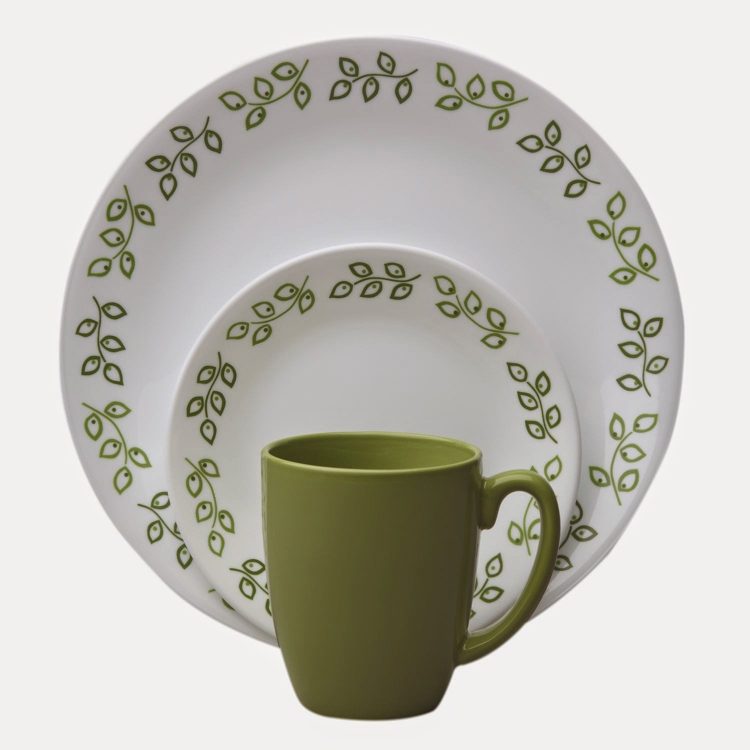 ANJ Jaya Enterprise CORELLE® LIVINGWARE™ NEO LEAF 16PC DINNERWARE SET